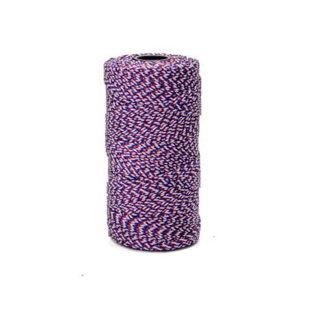 Bon Tool Bon 21-280 Bonded Braided Line 685 Foot Red White And Blue 21-280